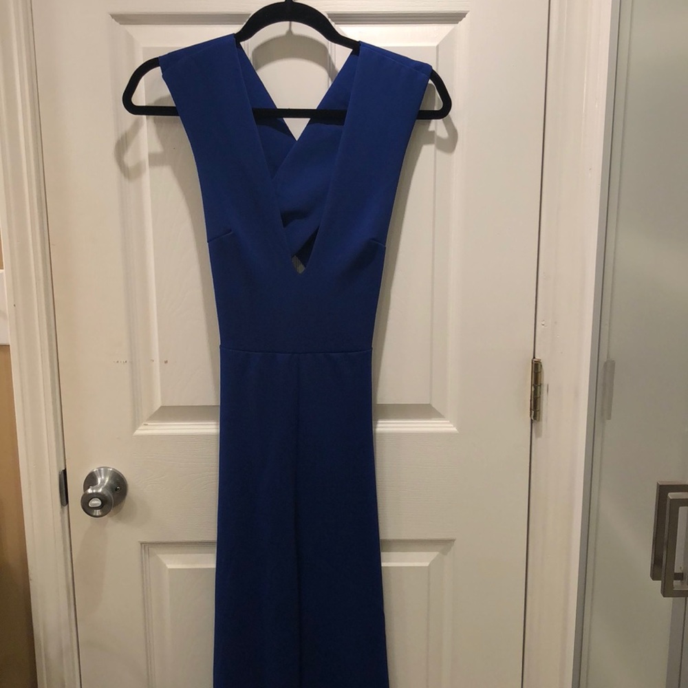 Blue jumpsuit